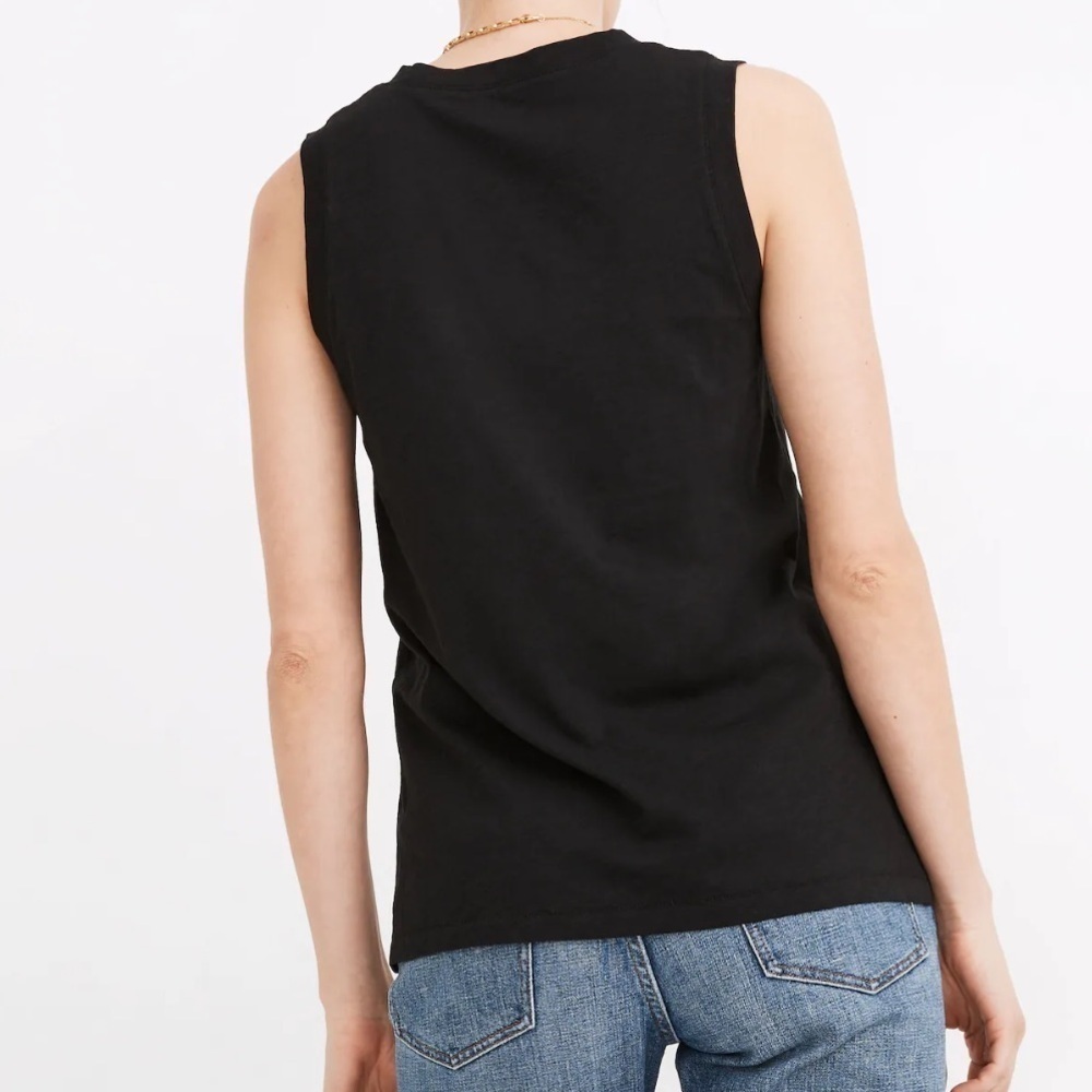 Madewell Whisper Cotton V-Neck Tank SIZE XS - Picture 7 of 7